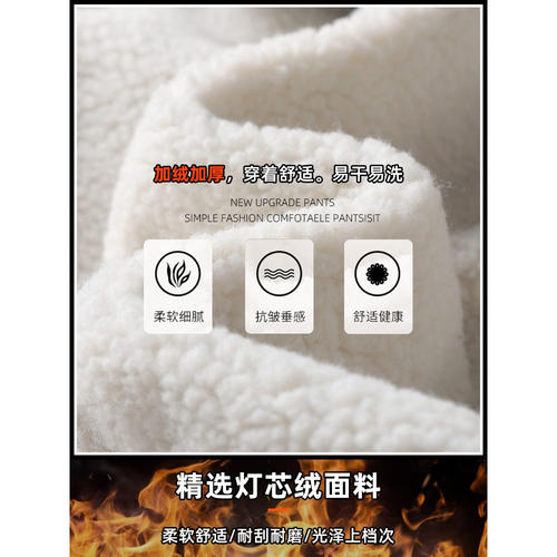 贵族鳄鱼羊羔绒外套男士棉袄灯芯绒保暖棉服加绒男秋冬中老年新款 - 图2