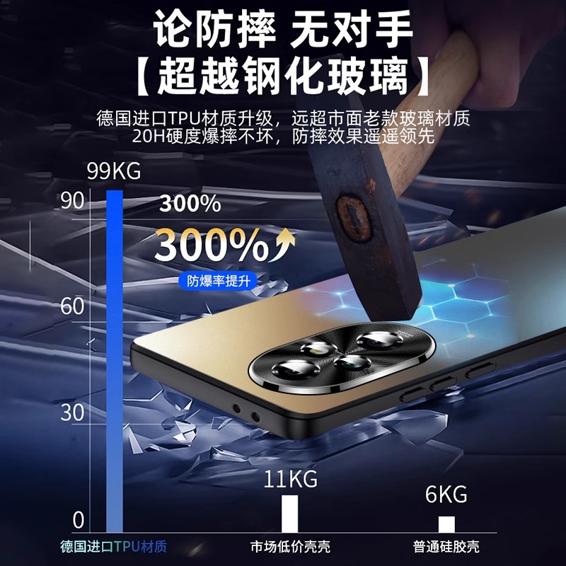 型月适用荣耀200手机壳新款HONOR100金属镜头pro的磨砂玻璃小众全包超薄90防摔高级感80男女商务硬精孔保护套 - 图2