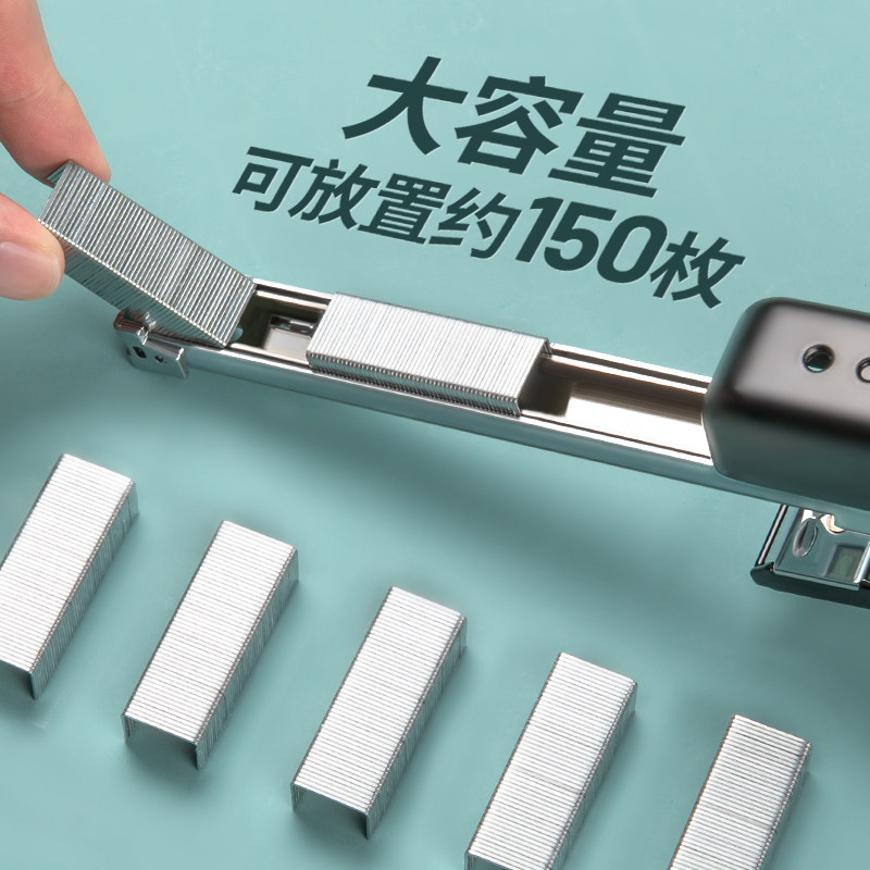 Deli hand-held stapler for takeaway packaging