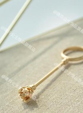 烟托女生粗中细烟三用戒指支架