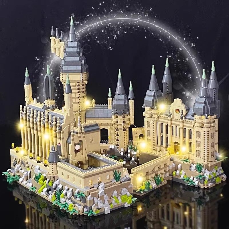 霍格沃兹城堡哈利波特高难度巨大型模型拼装建筑积木玩具男孩礼物,淘宝优惠券,粉丝福利购,淘宝优惠卷