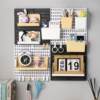 Hole plate storage rack Student dormitory office desk without punching wall hook home kitchen storage and organization rack
