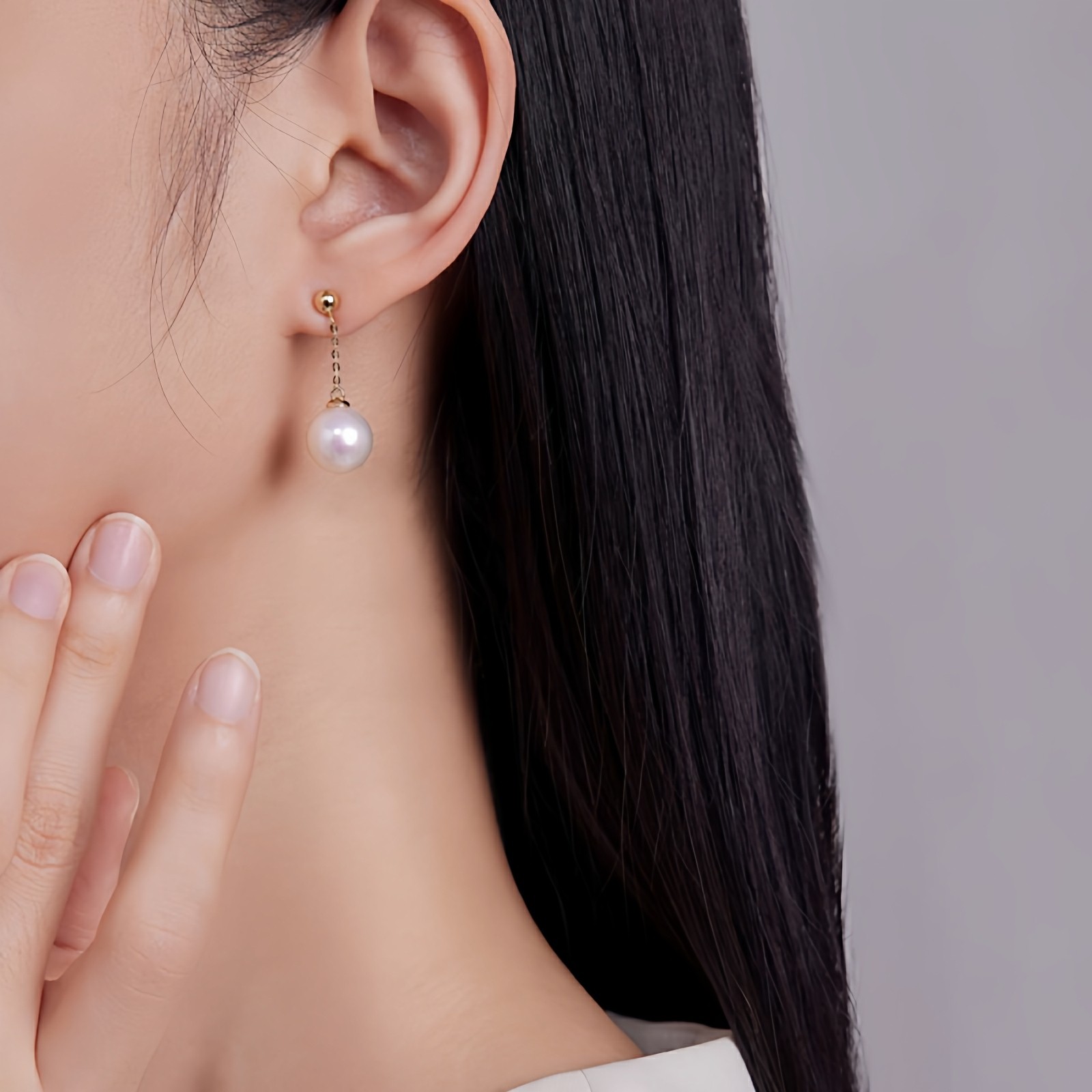 梵宝雅阁诸暨淡水珍珠耳钉S925银风在吹耳线百搭通勤耳环高级礼物,淘宝优惠券,粉丝福利购,淘宝优惠卷