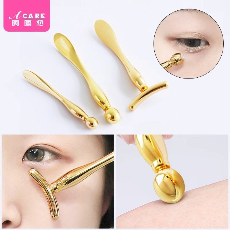 按摩棒/眼霜A1vo001-易上手导入棒眼部面膜挖勺手动滚轮按涂面霜,淘宝优惠券,粉丝福利购,淘宝优惠卷