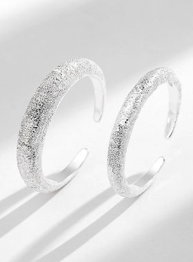 S925纯银极简星河戒指