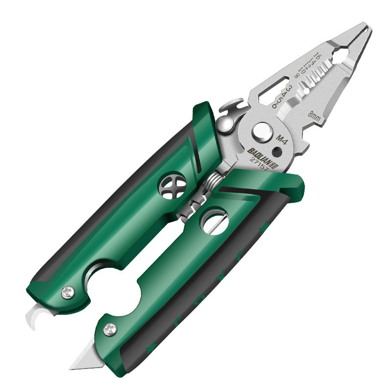 多功能实用剥线钳14合一拨线新款电工专用拔线尖嘴剪线压线电笔,淘宝优惠券,粉丝福利购,淘宝优惠卷