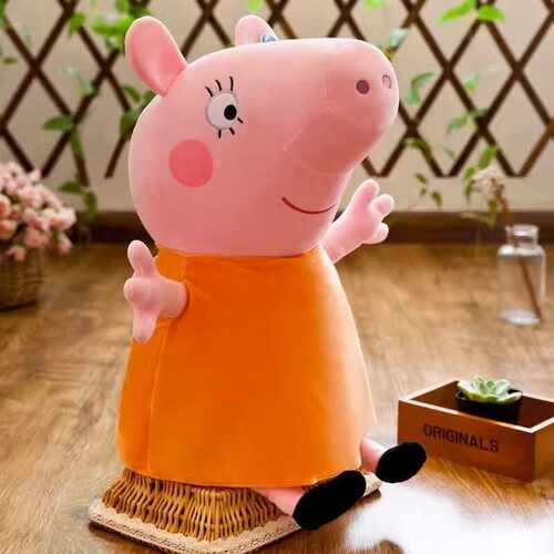 小猪佩奇毛绒玩具大号一家公仔佩琪乔治恐龙娃娃玩偶儿童抱枕猪猪 - 图2