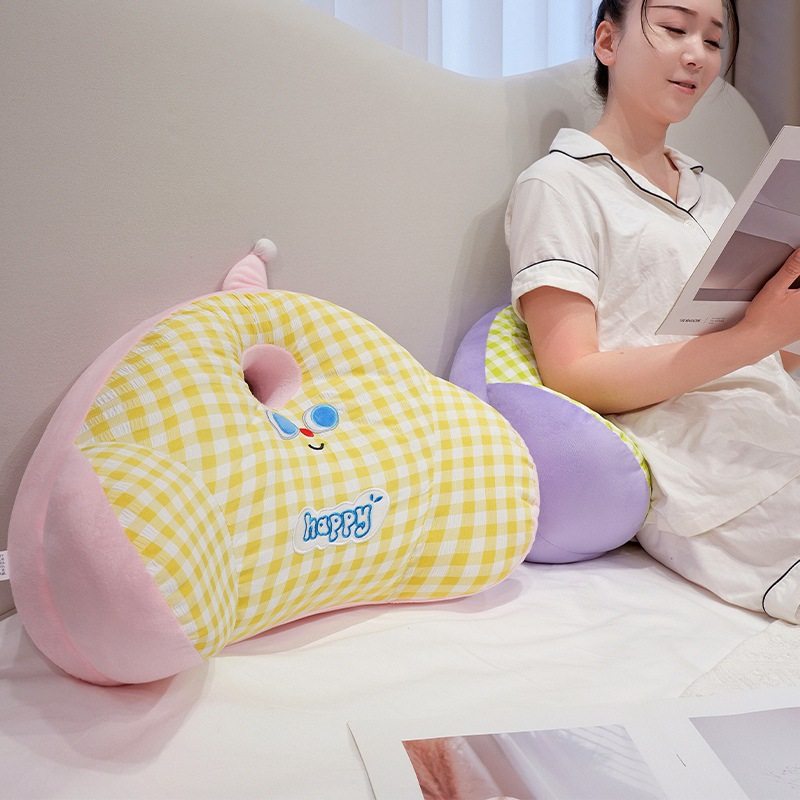卡通可爱抱枕护腰靠枕办公室坐椅靠枕车载后排靠背软垫靠垫沙发垫,淘宝优惠券,粉丝福利购,淘宝优惠卷