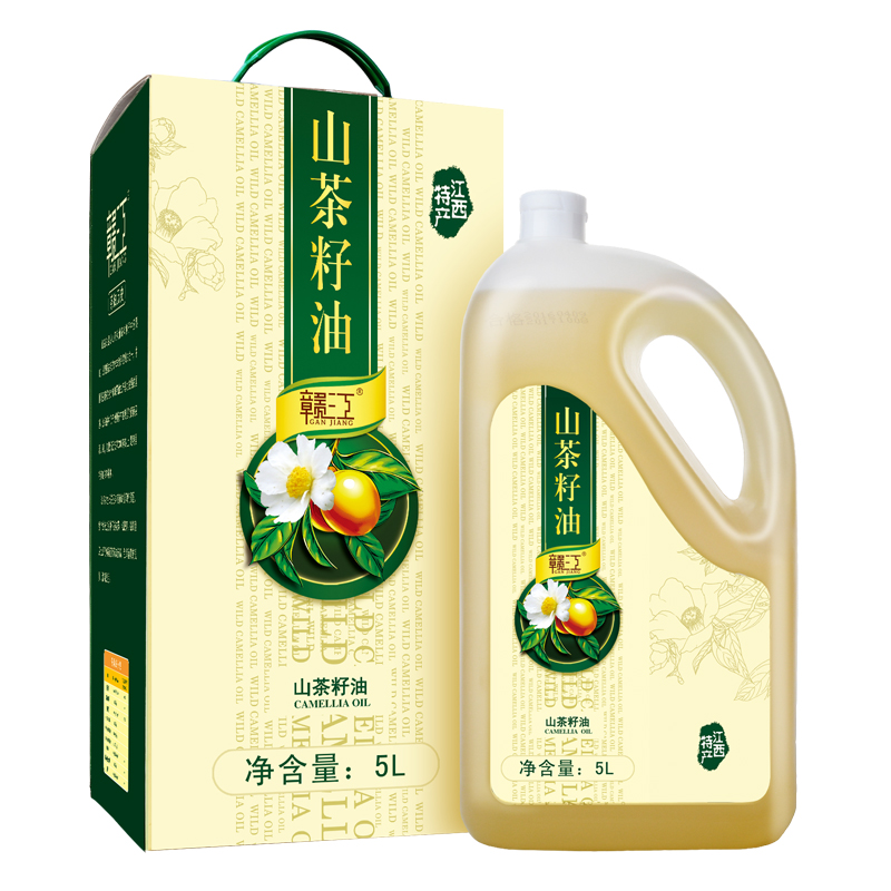 赣江山茶油5L纯正茶油江西食用油茶子油山茶籽油农家茶树油礼盒 - 图3