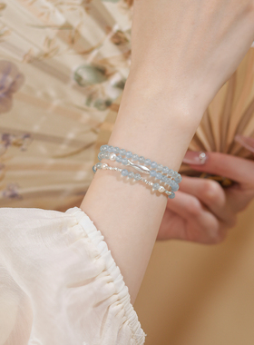 绝美水晶手串手链轻奢小众精致