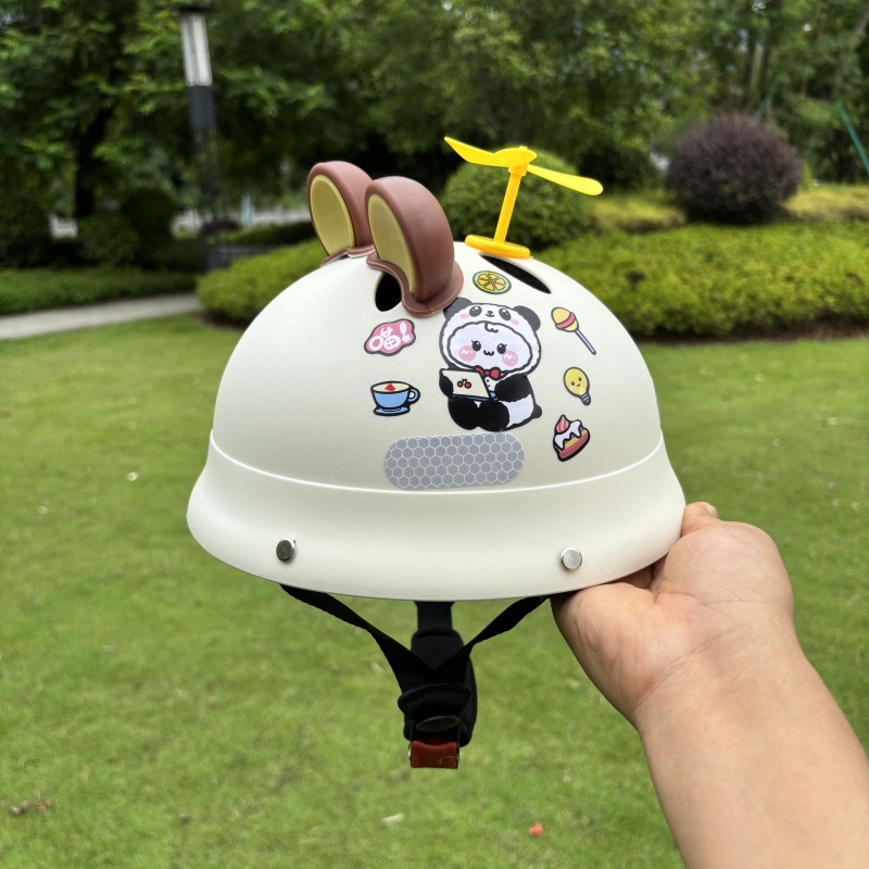 儿童头盔1到6岁骑行帽四季幼儿安全帽小号男女孩电动车滑板护头具 - 图2