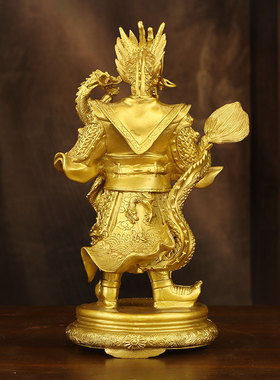 铜龙王爷神像摆件广济龙王佛像