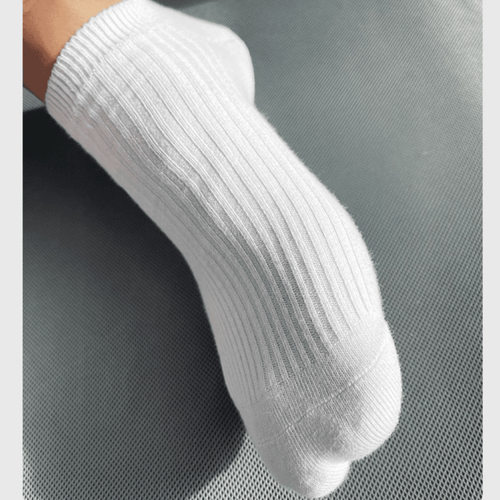 白色袜子女短袜夏季薄款棉袜低帮纯色浅口运动袜短筒袜低帮运动袜 - 图2