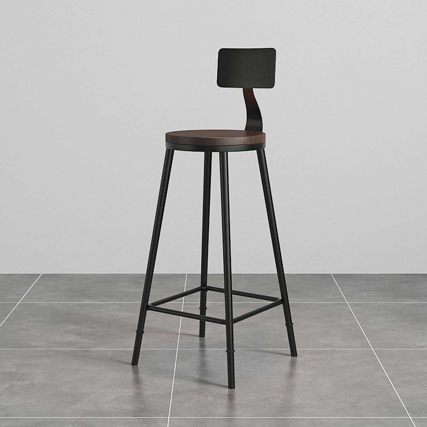 吧台椅轻奢家用高脚凳子前台收银靠背椅现代简约酒吧椅子北欧铁艺,淘宝优惠券,粉丝福利购,淘宝优惠卷