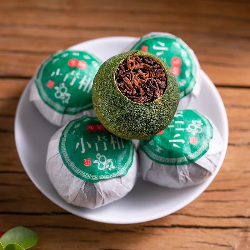 正品新会小青柑宫廷普洱陈皮普洱熟茶桔普茶柑普茶叶500g散罐装,淘宝优惠券,粉丝福利购,淘宝优惠卷
