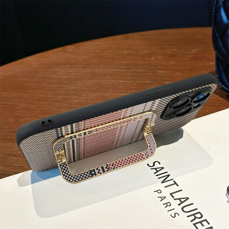 适用OPPO Reno15pro手机壳12se折叠14/13支架10pro凯夫拉纹7/6懒人11商务12se碳纤维纹8pro全包保护套时尚 - 图1