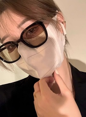 黑框茶色墨镜女高级感开车近视