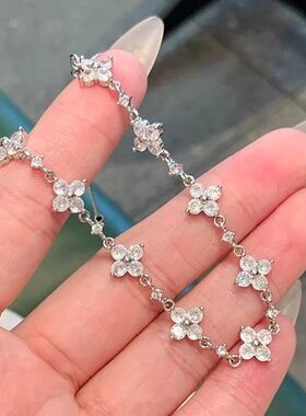 【幂琳】S999纯银四叶草手链女轻奢小众设计感高级手串送女友闺蜜