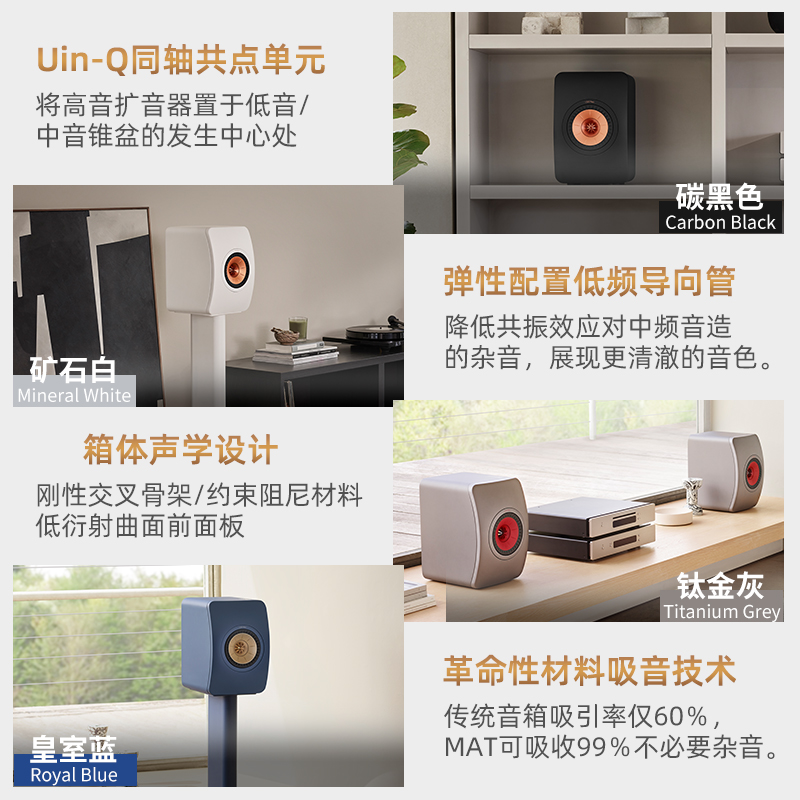 KEF LS50 Meta无源书架音箱hifi发烧家用音响套装可选蓝牙有源版 - 图2