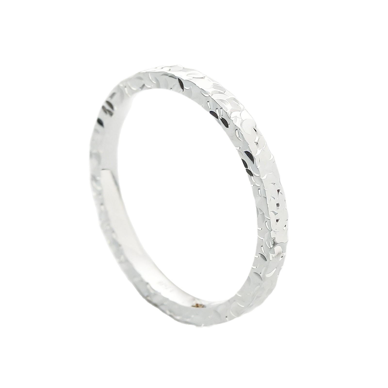 Pure silver 9999 three-sided ice ring
