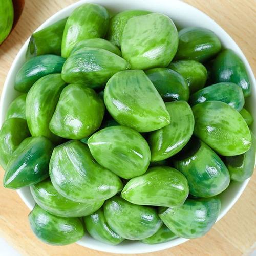 翡翠腊八蒜正宗大蒜头腌制咸菜下饭菜绿蒜糖醋蒜旗舰店整箱批发 - 图3