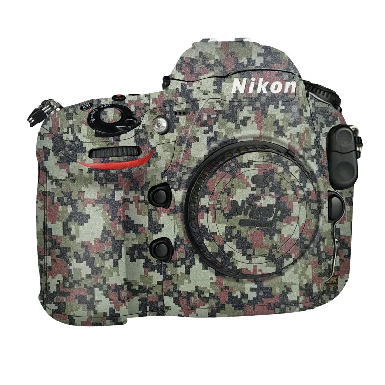 岑森适用于尼康单反相机贴皮D810机身贴膜镜头保护贴纸全包彩色改-图0