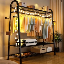 Clothes Hanger Floor Home Student Dorm Room Folding Bedroom Inner Sun Hanging Clothes Rack Simple Containing Finishing Cold Rod