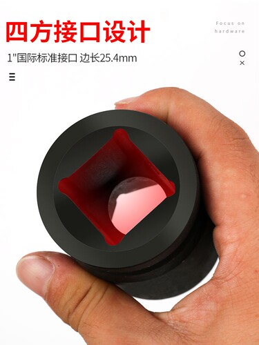 南豹工业级大风炮套筒1寸气动六角套头重型加厚加强货车轮胎套板 - 图2