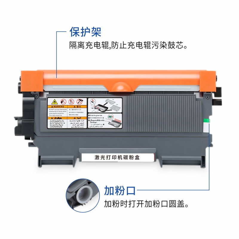 适用联想 M7655DHF粉盒 M7605D硒鼓M7615DNA M7455DNF墨盒M7675dxf lt2451打印机LJ2605D 2655DN M7675DXF - 图1