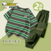 Snoopy Boys Suit Summer Short Sleeve + Cargo Pants
