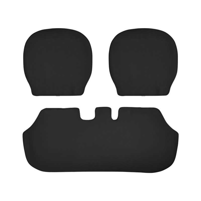 适用特斯拉MODEL3/Y焕新汽车坐垫无挂钩后排通风防滑单片白色座垫