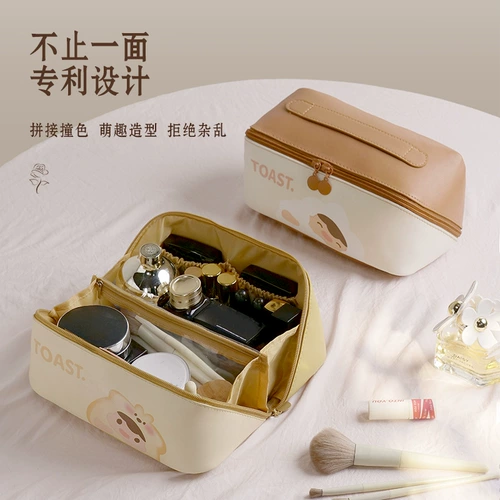 Косметичка, сумка через плечо, водонепроницаемая вместительная и большая кисть, портативная сумка-органайзер для путешествий, новая коллекция