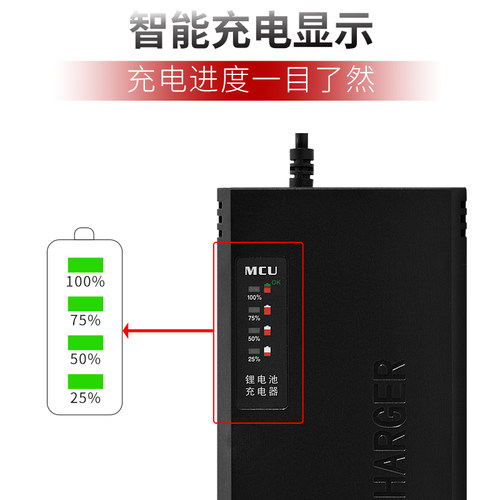 绿源三元锂电池电动车电瓶充电器48V60V20E30E-2T2A3A2+4原装正品-图1