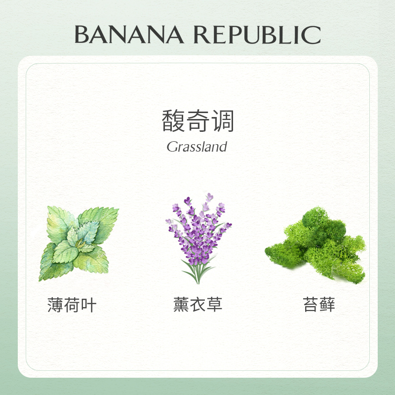 小众香水 BANANA REPUBLIC/香蕉共和国馥玉系列Grassland草地75ml - 图0