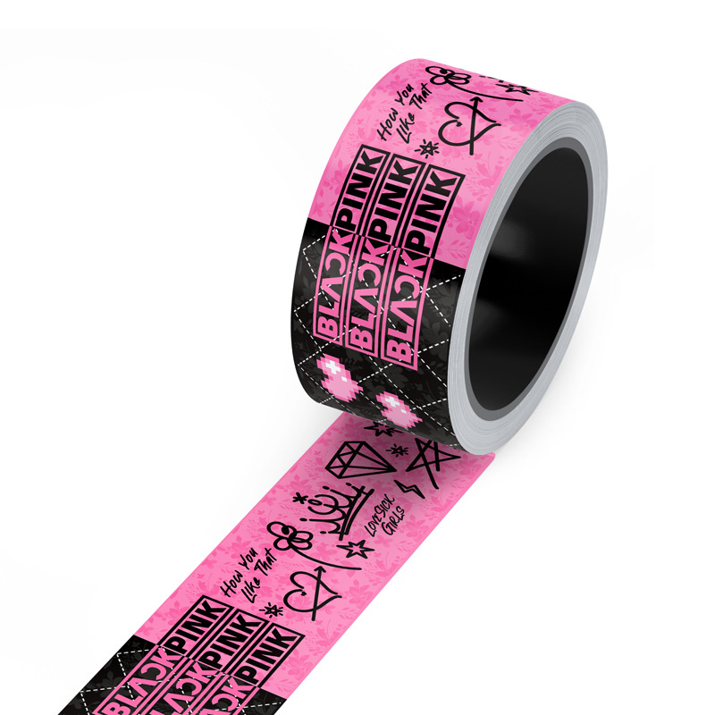 个性潮流粉墨紫演唱会应援长条胶带贴纸防水行李箱笔记本电脑平板吉他电动车摩托车汽车鱼缸边diy装饰贴画5米 - 图3