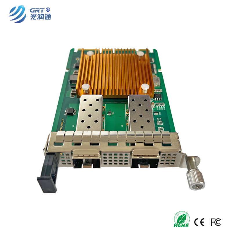 光润通（GRT） OCP NIC3.0 万兆双光口F1002E-OCP-V3.5 82599芯片 万兆OCP服务器网卡 - 图2