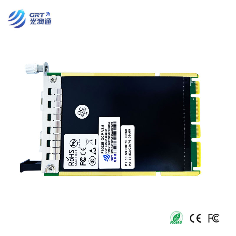 光润通（GRT） OCP NIC3.0 万兆双光口F1002E-OCP-V3.5 82599芯片 万兆OCP服务器网卡 - 图3