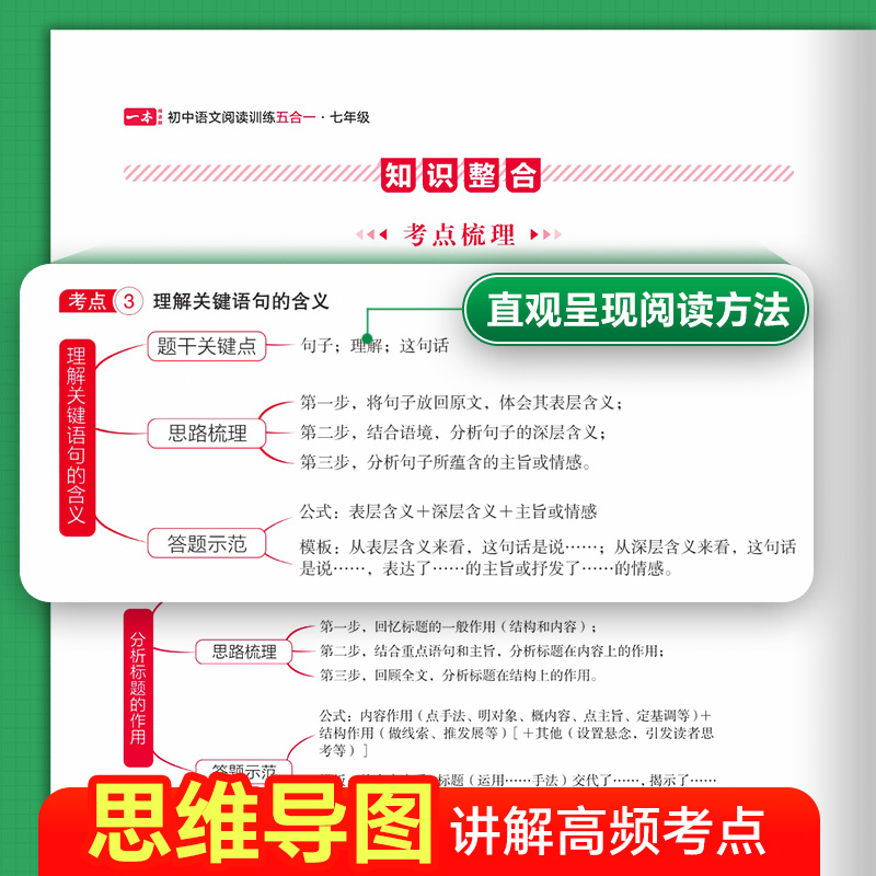 2025版一本初中语文阅读训练五合一七年级八年级九年级中考现代文古诗词文言文课外阅读理解专项强化训练书初一初二初三真题100篇-图1