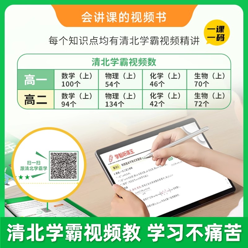 2024版学魁听课王高中高一高二高三语文数学英语物理化学生物学魁榜直击高考试题调研分析解题妙招清北名师考点精讲视频书母题清单