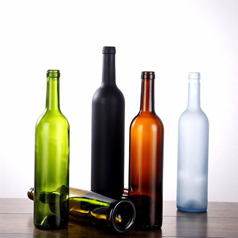 红酒瓶空酒瓶墨绿色葡萄酒瓶500ml勃艮第干红酒瓶750ml茶色洋酒瓶,淘宝优惠券,粉丝福利购,淘宝优惠卷