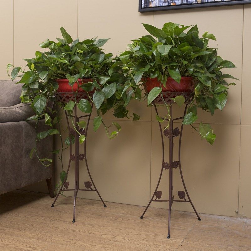 欧式铁艺阳台室内客厅吊兰绿萝花盆架花架子铁艺多层置物架,淘宝优惠券,粉丝福利购,淘宝优惠卷