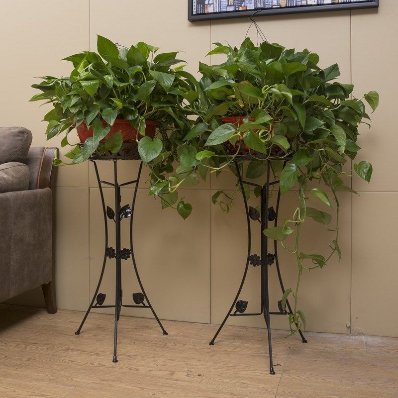 欧式铁艺阳台室内客厅吊兰绿萝花盆架花架子铁艺多层置物架,淘宝优惠券,粉丝福利购,淘宝优惠卷
