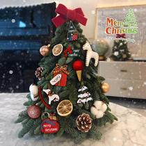 Christmas Tree Home Christmas Scene Arrangement DIY Desktop Mini Mini Ins Wind Emulation Pendulum 2023 new