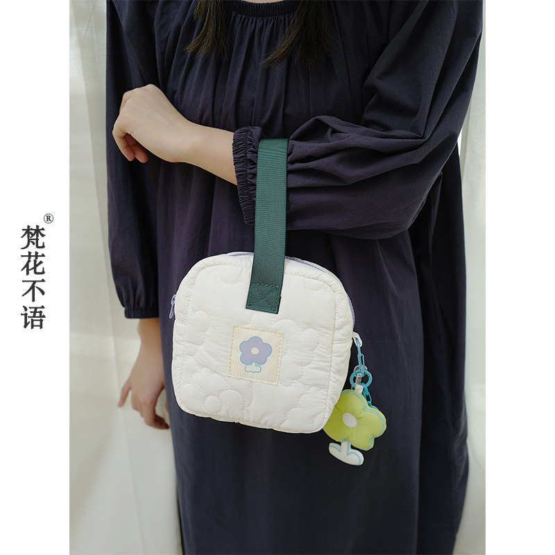 梵花不语新款手提便携高颜值收纳包 梵花不语女士包袋