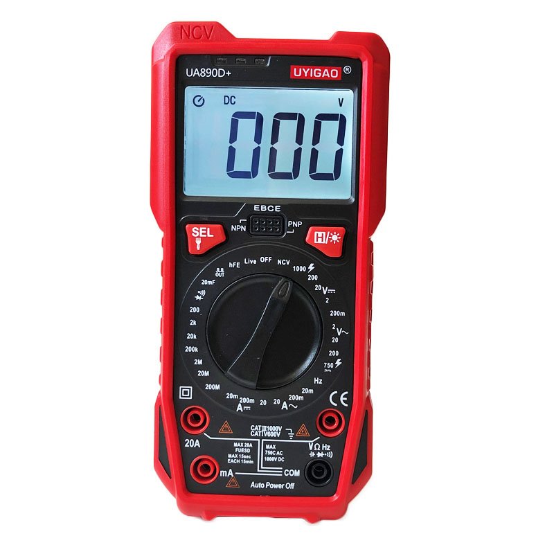 。优仪高UA890D+数字万用表多功能万能s表通断火线测量电容表_虎窝淘