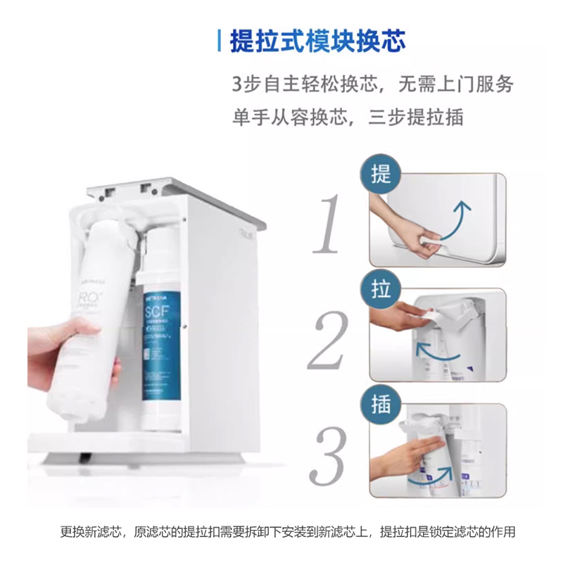 芯园适用沁园净水器滤芯提拉式过滤器KRL-3935/2003/3936/5006/13-图3