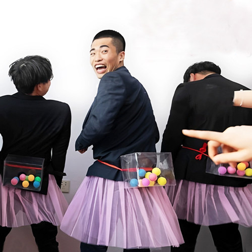 搞笑抖球乒乓球婚礼接亲游戏电臀达人互动小游戏结婚道具堵门用品 - 图0