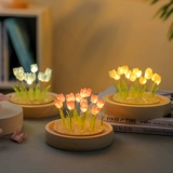 Tulip Night Light Diy Ручной море Подарок на день рождения, девочка, лучшая подруга, посылает девушку для девочки учитель старший чувства