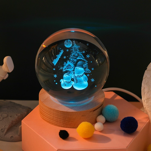 Хрустальный мяч подарка на день рождения девочка девушкой дает девочке с парнем высокий уровень сенсорной нишевой практический творческий рождественский подарок