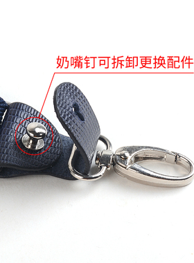 男士头层牛皮背带西装衬衫挂钩背带蜥蜴纹蓝色吊裤带松紧弹性肩带